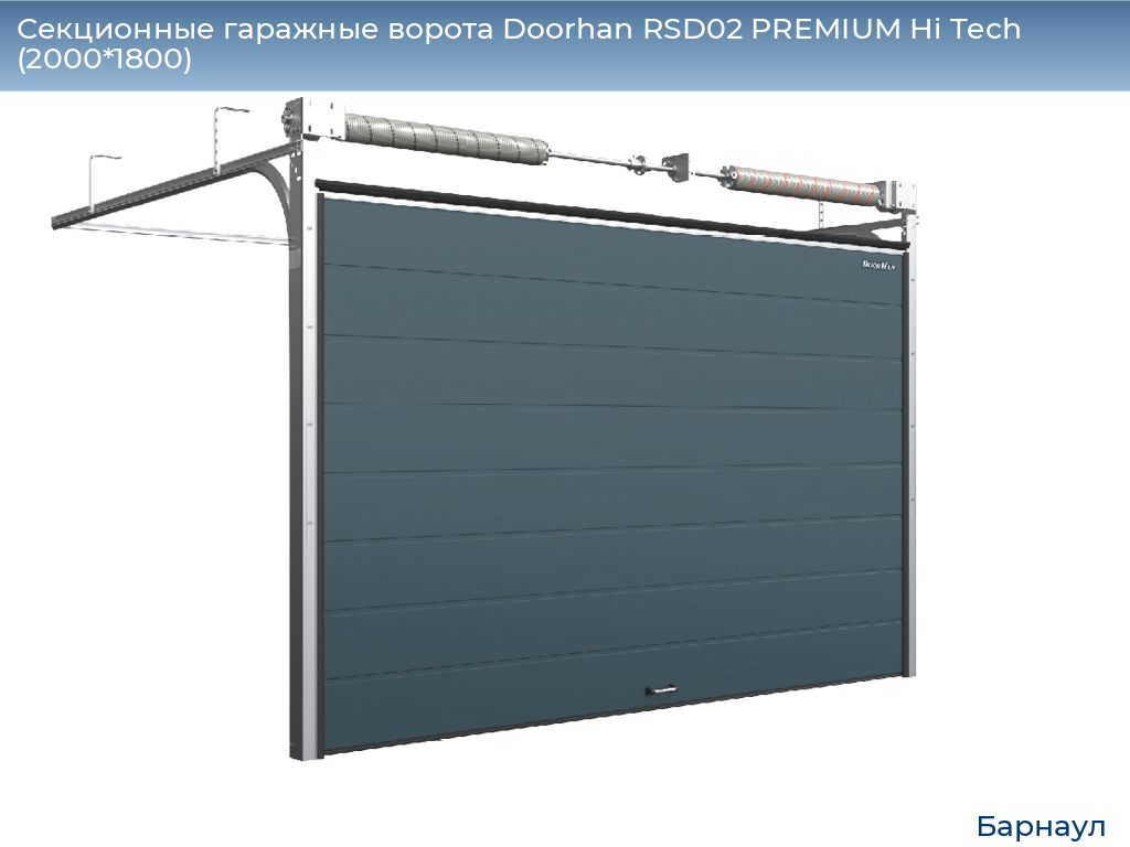 Секционные гаражные ворота Doorhan RSD02 PREMIUM Hi Tech (2000*1800), barnaul.doorhan.ru