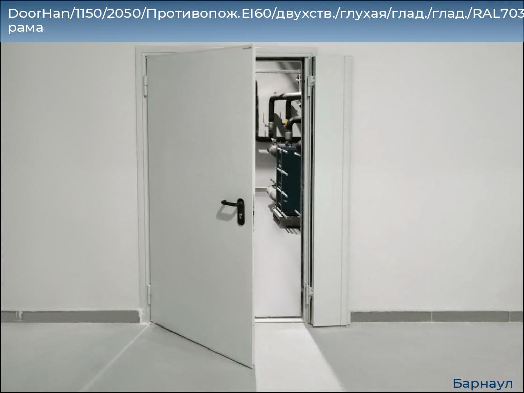 DoorHan/1150/2050/Противопож.EI60/двухств./глухая/глад./глад./RAL7035/лев./угл. рама, barnaul.doorhan.ru